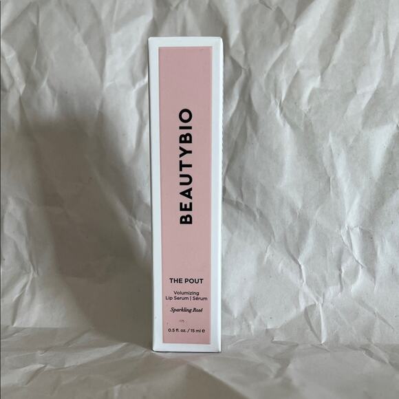 BeautyBio The Pout Volumizing Lip Serum - Sparkling Rosé - Picture 1 of 6
